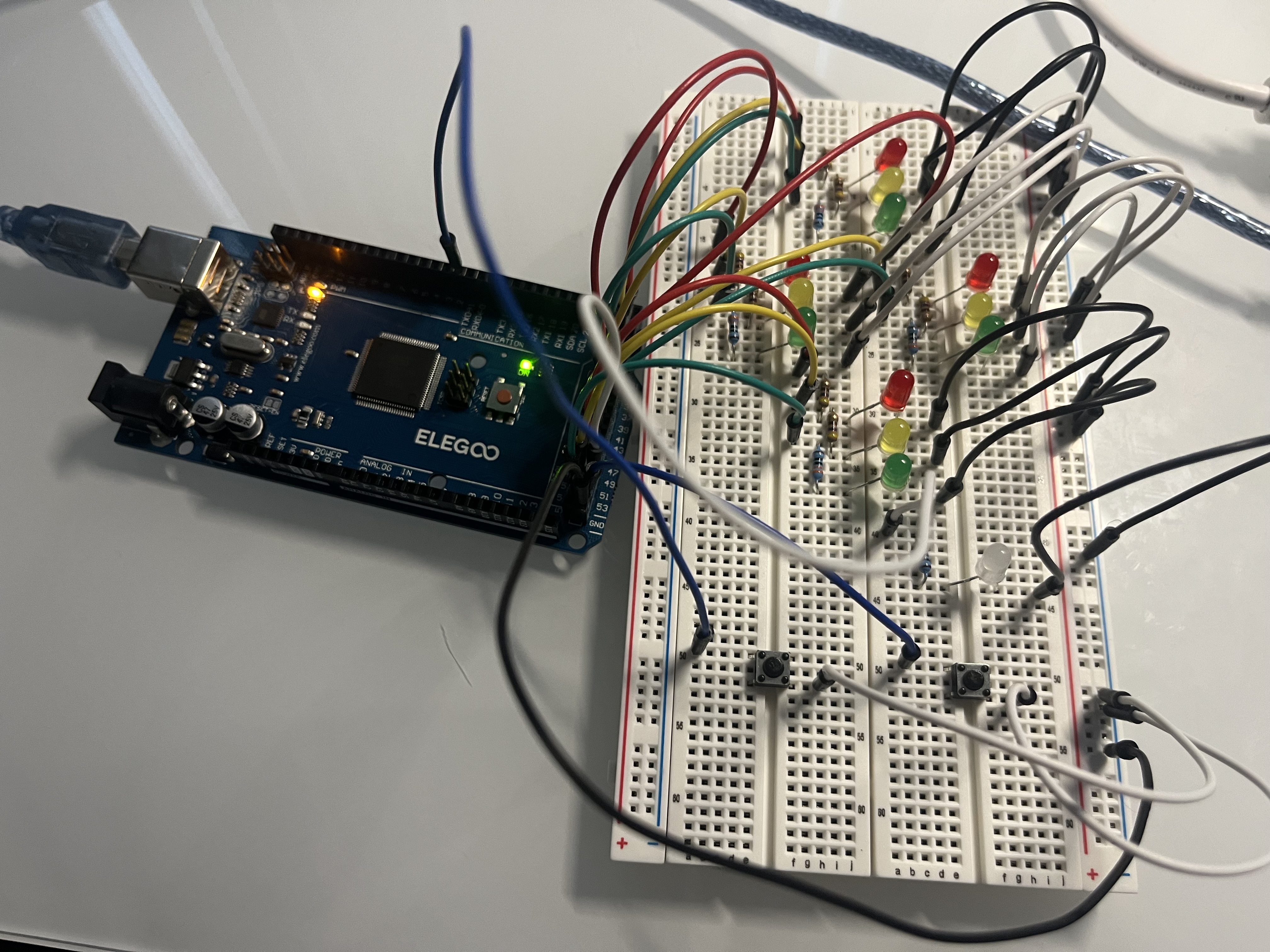 Arduino Traffic Light setup